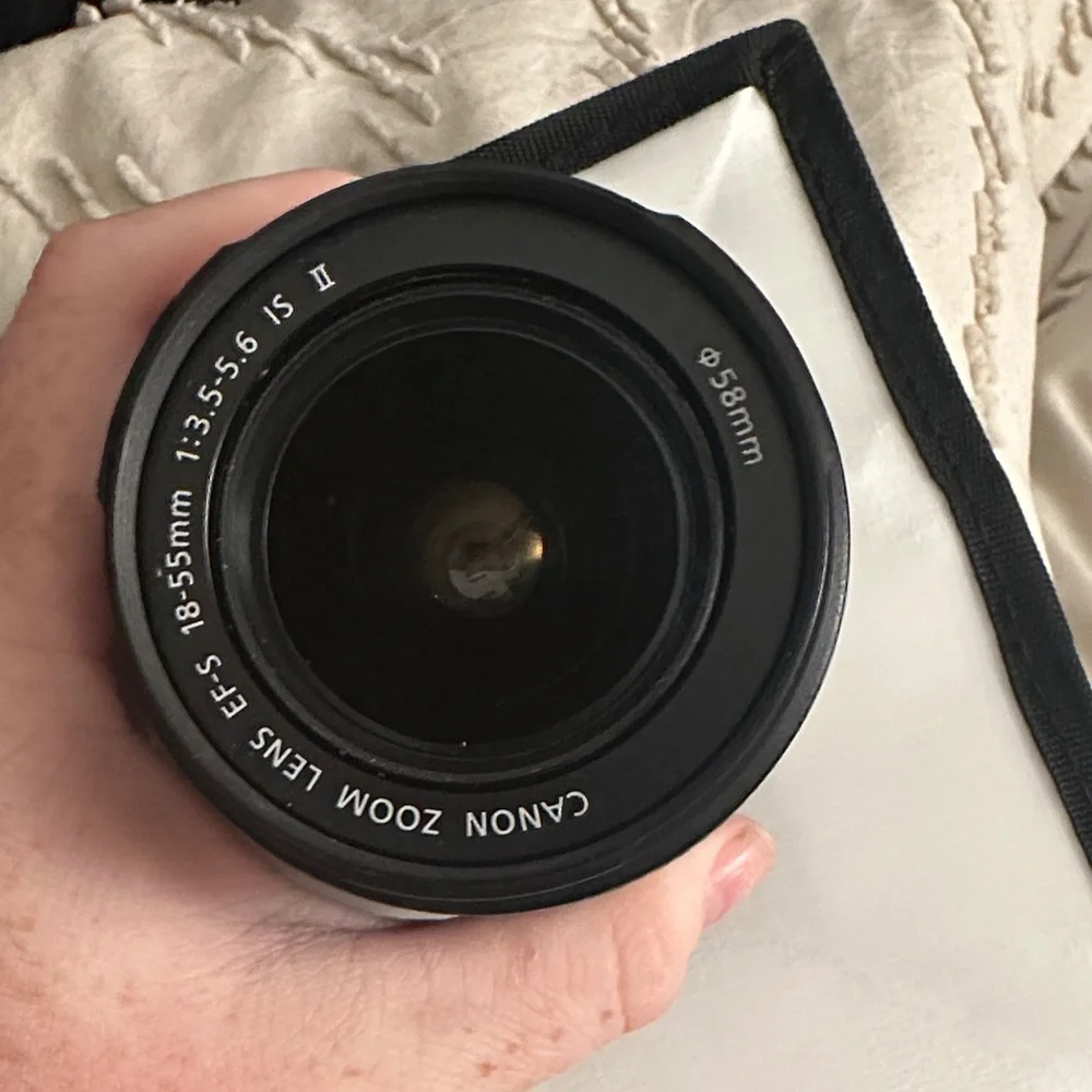 Canon Black EFS 18-55mm Zoom Lens